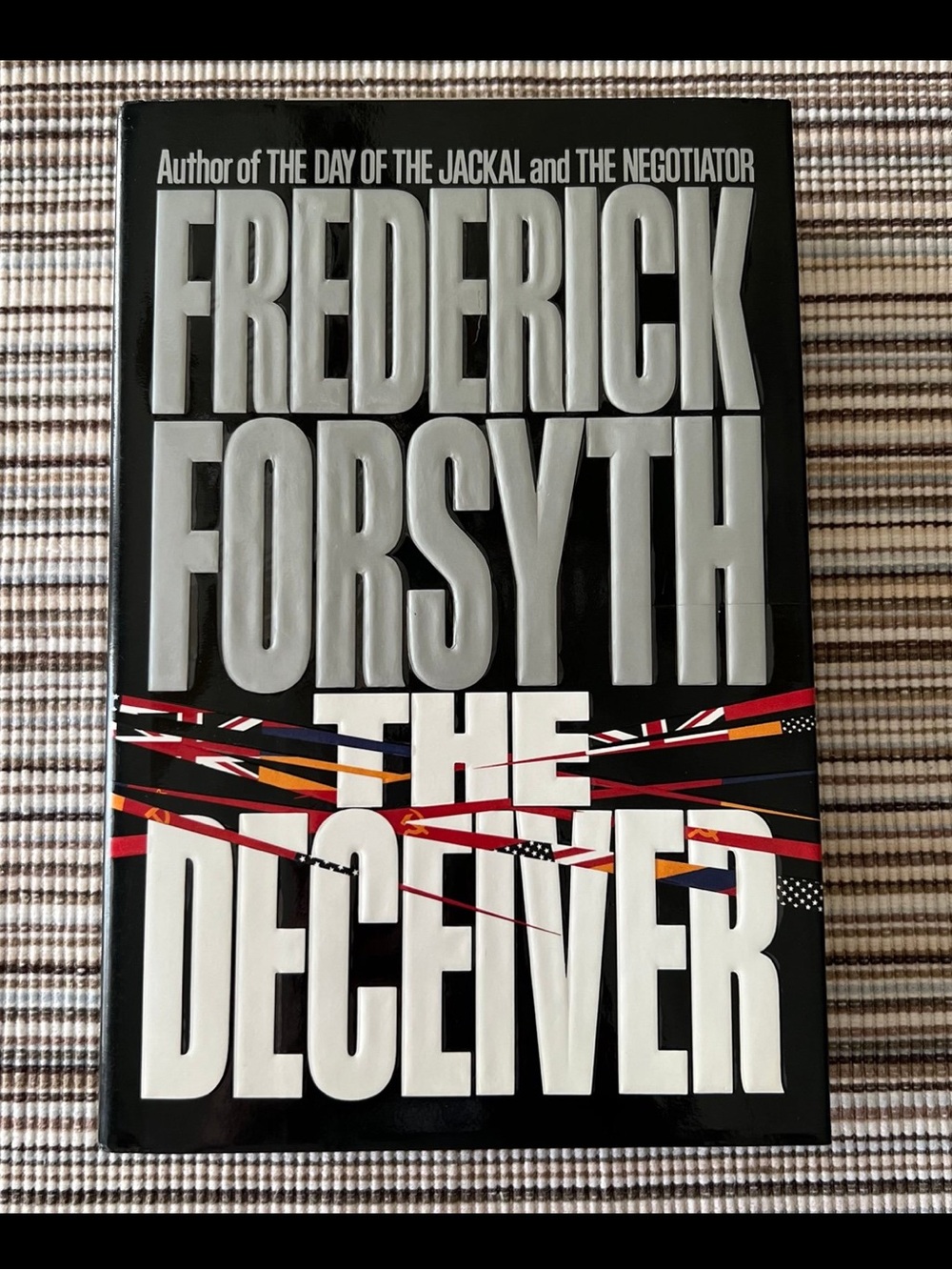 Vintage Hardcover Book ~ The Deceiver By: Frederick Forsyth